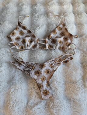 Montce Swim Bikini Set Aztec pattern